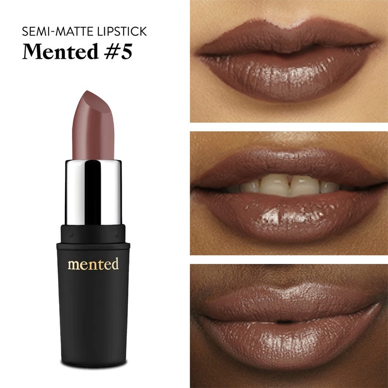 Mented Cosmetics Nude Lipstick for Women, Semi-Matte Long-Lasting Lip Stick, Moisturizing Vegan, Paraben & Cruelty-Free, Enhances All Complexions, Perfect for Everyday Makeup, Mented No. 5 - Image 2